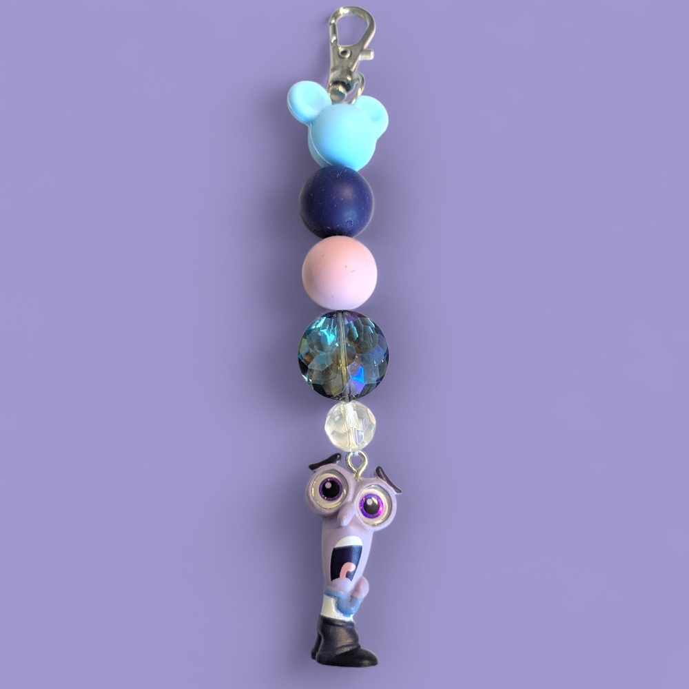 Handmade Fear From Inside Out Bag Charm/ Keychain